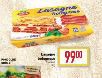 Billa Lasagne bolognese nabídka