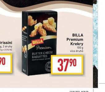 Billa Billa premium krekry nabídka