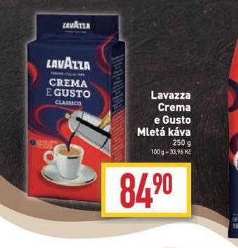 Billa Lavazza crema e gusto mletá káva nabídka