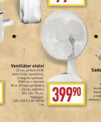 Billa Ventilátor stolní nabídka
