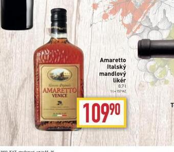 Amaretto italský mandlový likér