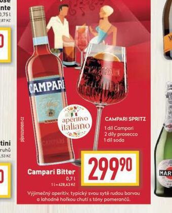 Billa Campari bitter nabídka