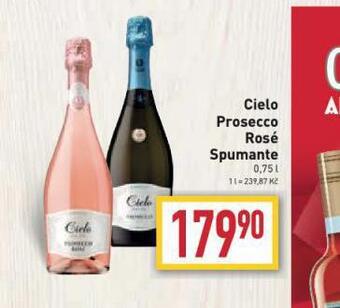 Billa Cielo prosecco rosé spumante nabídka