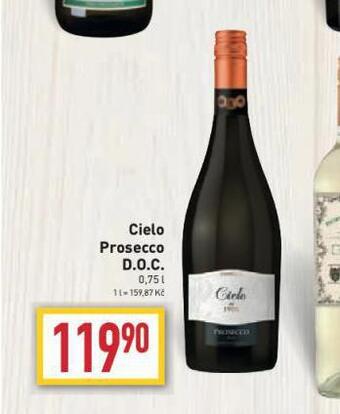 Billa Cielo prosecco d.o.c. nabídka