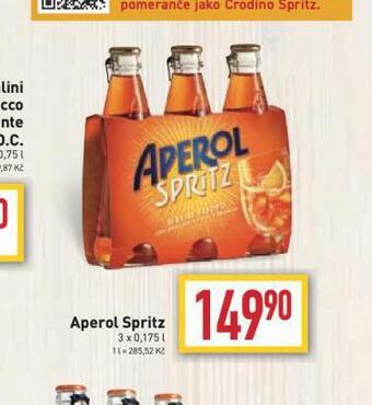 Billa Aperol spritz nabídka