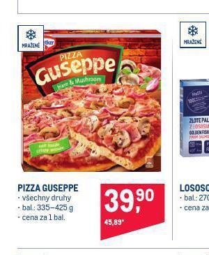 Makro Pizza guseppe nabídka