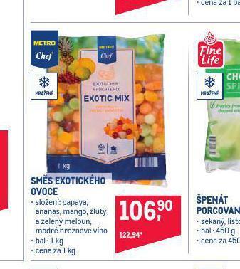 Makro Směs exotického ovoce nabídka