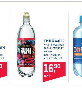 Makro Semtex water nabídka