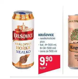 Krušovice královské hořké nealko