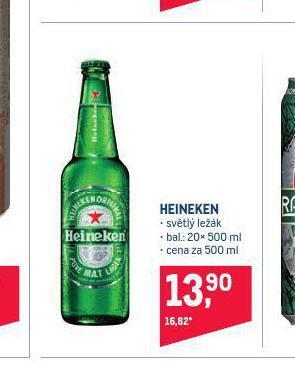 Makro Pivo heineken nabídka