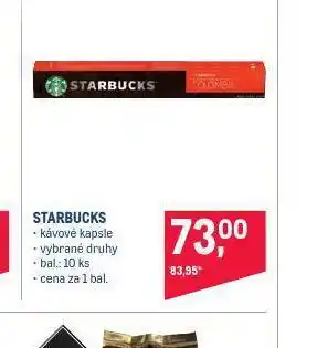 Makro Starbucks nabídka