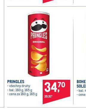 Makro Pringles nabídka
