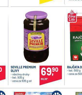 Makro Seville premium olivy nabídka