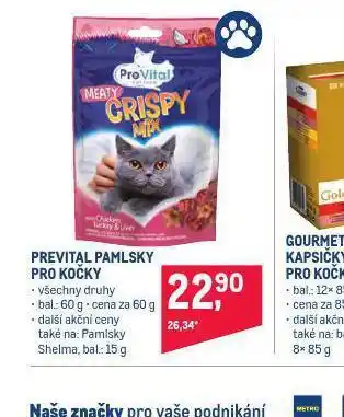 Prevital pamlsky pro kočky