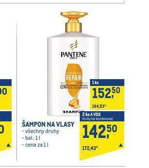 Makro Pantene šampon nabídka