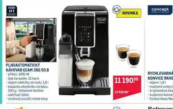 Makro Plnoautomatický kávovar ecam nabídka