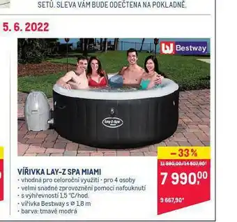 Makro Vířivka lay-z spa miami nabídka