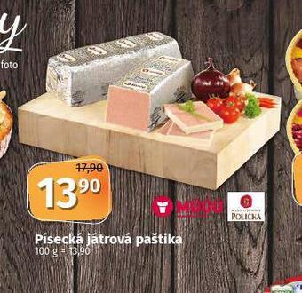 Coop Písecká játrová paštika nabídka
