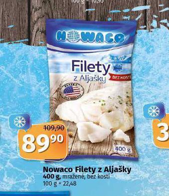 Coop Nowaco filety z aljašky nabídka