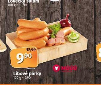 Coop Libové párky nabídka