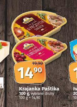 Coop Krajanka paštika nabídka