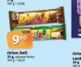 Coop Orion deli nabídka
