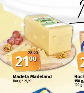Coop Madeta medaland nabídka