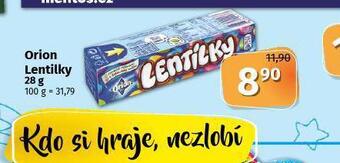 Coop Orion lentilky nabídka