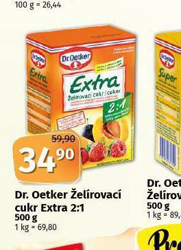 Coop Dr. oetker želírovací cukr extra 2:1 nabídka
