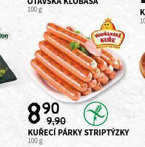 Terno Kuřecí párky striptýzky nabídka