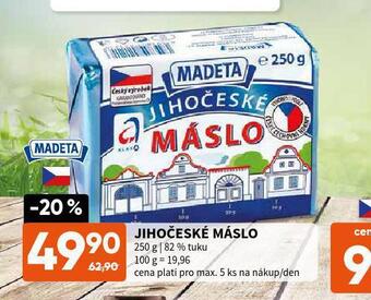 Terno Jihočeské máslo nabídka