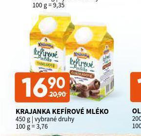 Terno Krajanka kefírové mléko nabídka
