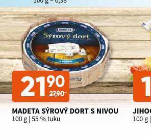 Terno Madeta sýrový dort s nivou nabídka