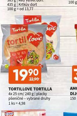 Terno Tortillové tortilla placky nabídka