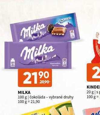 Terno Milka čokoláda nabídka