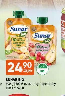 Terno Sunar bio 100% ovoce nabídka