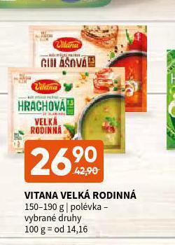 Terno Vitana velká rodinná polévka nabídka