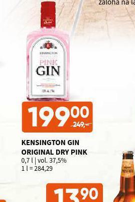 Terno Kensington gin original dry pink nabídka