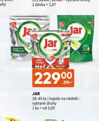 Terno Jar kapsle na nádobí nabídka