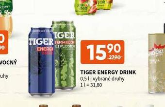 Terno Tiger energy drink nabídka