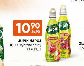 Terno Jupík nápoj nabídka