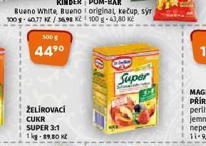 Terno Dr. oetker želírovací cukr super 3:1 nabídka