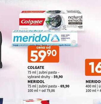Terno Meridol zubní pasta nabídka