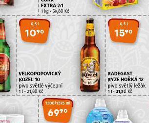 Terno Pivo velkopopovický kozel 10 nabídka