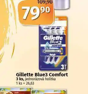 Coop Gillette blue3 comfort jednorázové holítko nabídka