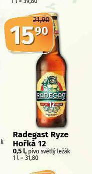 Coop Pivo radegast ryze hořká 12 nabídka