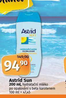 Coop Astrid sun hydratační mléko po opalování nabídka