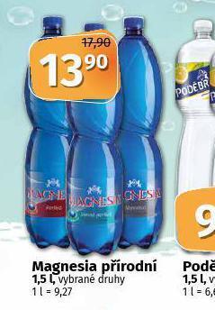 Coop Magnesia přírodní nabídka