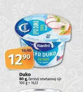 Coop Duko čerstvý sýr nabídka