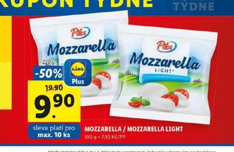 Lidl Mozzarella nabídka
